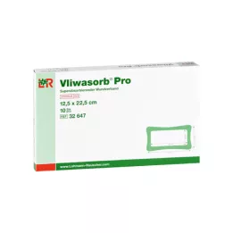 VLIWASORB Pro superabsorbējošais komp. sterils 12,5x22,5 cm, 10 gab