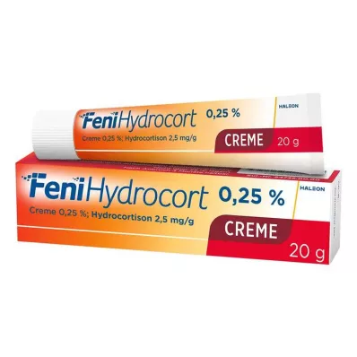 FENIHYDROCORT Krējums 0,25%, 20 g FENIHYDROCORT Krējums 0,25%, 20 g
