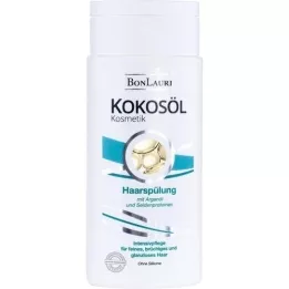 BONLAURI Kokosriekstu eļļas matu kondicionieris ar argana eļļu + zīda prot., 200 ml