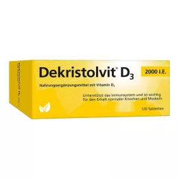 DEKRISTOLVIT D3 2000 SV tabletes, 120 gab