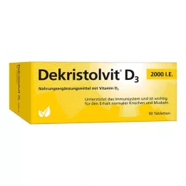 DEKRISTOLVIT D3 2000 SV tabletes, 90 gab