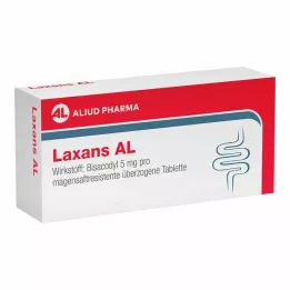 LAXANS AL zarnās šķīstošās apvalkotās tabletes, 10 gab