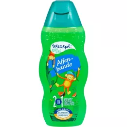 TETESEPT Kids Style 2in1 dušas šampūns. Monkey Gang, 200 ml
