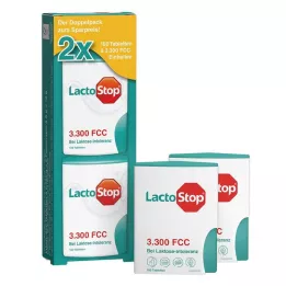LACTOSTOP 3300 FCC Tabletes Click Dispenser Dop.Pa., 2X100 gab