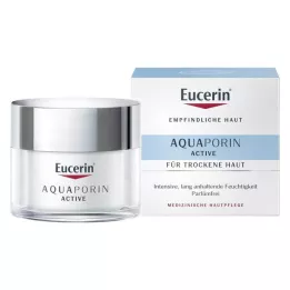 EUCERIN AQUAporin Active Cream sausai ādai, 50 ml