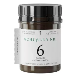 SCHÜSSLER Nr.6 Kalium sulfuricum D 6 tabletes, 400 gab