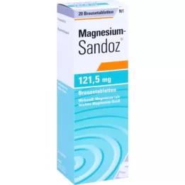 MAGNESIUM SANDOZ 121,5 mg putojošās tabletes, 20 gab