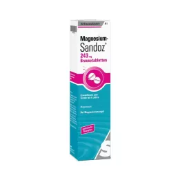 MAGNESIUM SANDOZ 243 mg putojošās tabletes, 20 gab