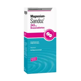 MAGNESIUM SANDOZ 243 mg putojošās tabletes, 40 gab