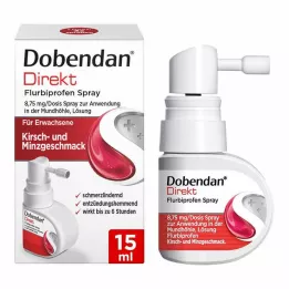 DOBENDAN Direkt Flurbiprofen Spray 8,75 mg/devā iekšķīgi, 15 ml