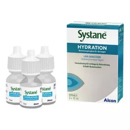 SYSTANE HYDRATION Eļļojoši pilieni acīm, 3X10 ml
