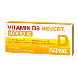 VITAMIN D3 HEVERT 4000 SV tabletes, 30 gab