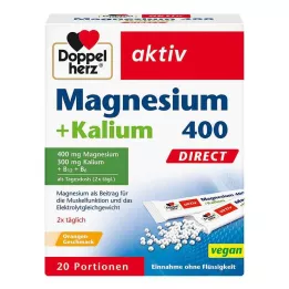 DOPPELHERZ Magnijs+Kālijs DIRECT Porciju maisiņi, 20 gab