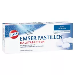 EMSER Pastilas bez mentola, 30 gab