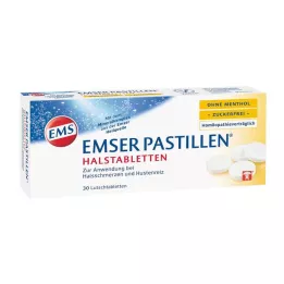 EMSER Pastilas bez mentola bez cukura, 30 gab