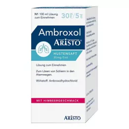 AMBROXOL Aristo klepus sīrups 30 mg/5 ml šķīdums iekšķīgai lietošanai, 100 ml