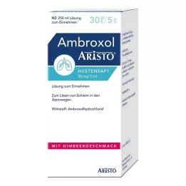 AMBROXOL Aristo klepus sīrups 30 mg/5 ml šķīdums iekšķīgai lietošanai, 250 ml