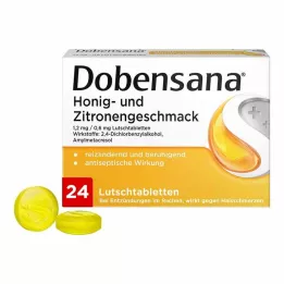 DOBENSANA Medus un citrona garša.1,2mg/0,6mg Lut., 24 gab