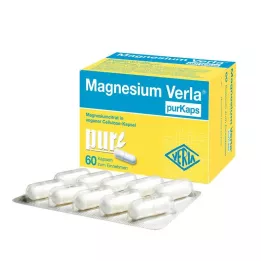 MAGNESIUM VERLA purKaps vegan kapsulas iekšķīgai lietošanai, 60 gab