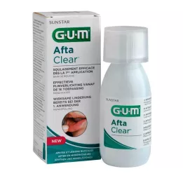GUM Afta Caurspīdīgs mutes skalojamais līdzeklis, 120 ml