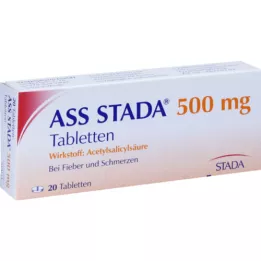 ASS STADA 500 mg tabletes, 20 gab