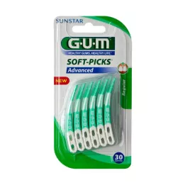 GUM Soft Picks Advanced regulāri, 30 gab