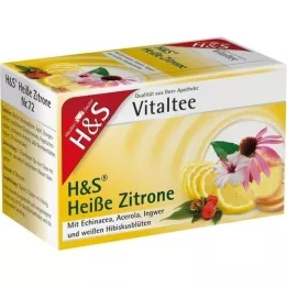 H&amp;S karstās citrona vital tējas filtra maisiņš, 20X2,0 g
