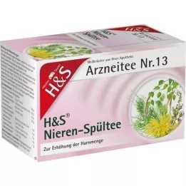 H&amp;S Nieru skalošanas tējas filtra maisiņš, 20X2,0 g