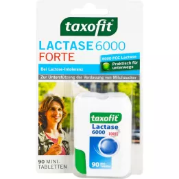TAXOFIT Lactase 6000 forte mini tabletes, 90 gab