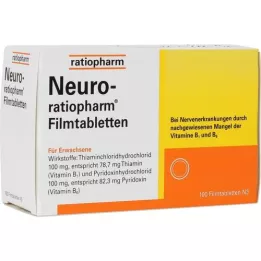 NEURO-RATIOPHARM Apvalkotās tabletes, 100 gab