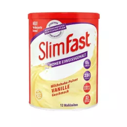 SLIM FAST Vaniļas pulveris, 438 g