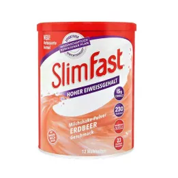 SLIM FAST Zemeņu pulveris, 438 g