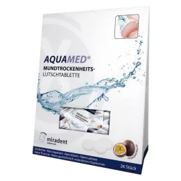 MIRADENT Aquamed pastiles sausai mutei, 60 g