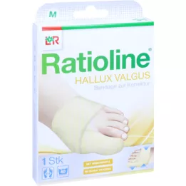 RATIOLINE Hallux valgus pārsējs korekcijai M izmēram, 1 gab
