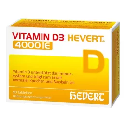 VITAMIN D3 HEVERT 4000 SV tabletes, 90 gab
