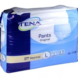 TENA PANTS Oriģinālās parastās L vienreizējās lietošanas bikses, 18 gab