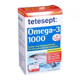 TETESEPT Omega-3 1000 kapsulas, 80 gab