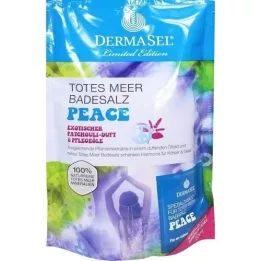 DERMASEL Nāves jūras vannas sāls+Peace ierobežots izdevums, 1 lpp