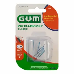 GUM Proxabrush Classic rezerves birstes 0,9 mm, 8 gab