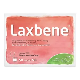 Laxbene 10 g pulveris Her.e.šķīdumam iekšķīgai lietošanai, 50X10 g