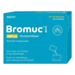 BROMUC 600 mg klepus atkrēpošanas tabletes perorālai lietošanai, 20 gab
