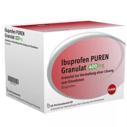 IBUPROFEN PUREN Granulas 400 mg šķīduma pagatavošanai iekšķīgai lietošanai, 50 gab