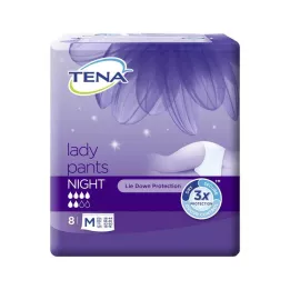 TENA LADY Bikses Night M, 8 gab