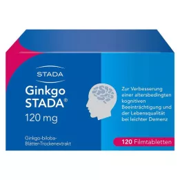GINKGO STADA 120 mg apvalkotās tabletes, 120 gab