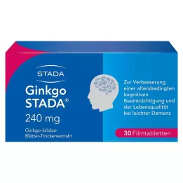 GINKGO STADA 240 mg apvalkotās tabletes, 30 gab
