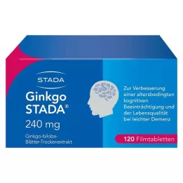 GINKGO STADA 240 mg apvalkotās tabletes, 120 gab