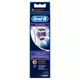 ORAL Birstes galviņas 3D White, 3 gab