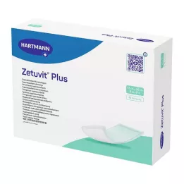 ZETUVIT Plus īpaši spēcīga sūkšanas komprese sterila 15x20 cm, 10 gab