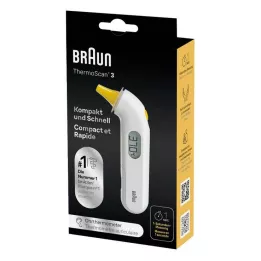BRAUN THERMOSCAN 3 infrasarkanie ausu termometri, 1 gab