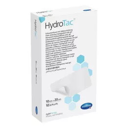 HYDROTAC Putu pārsējs 10x20 cm sterils, 10 gab